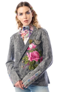 Aratta Colonel Embroidered Blazer