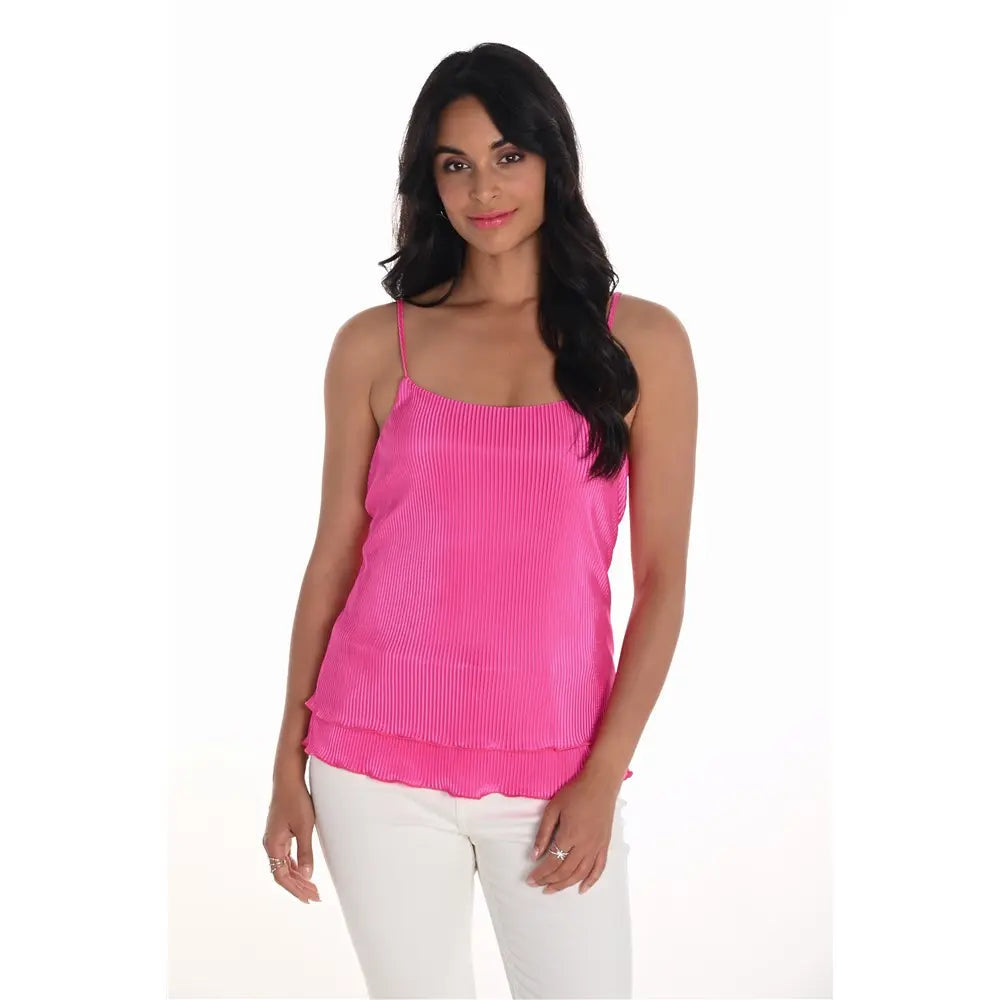 Fushia Ribbed Tank Top