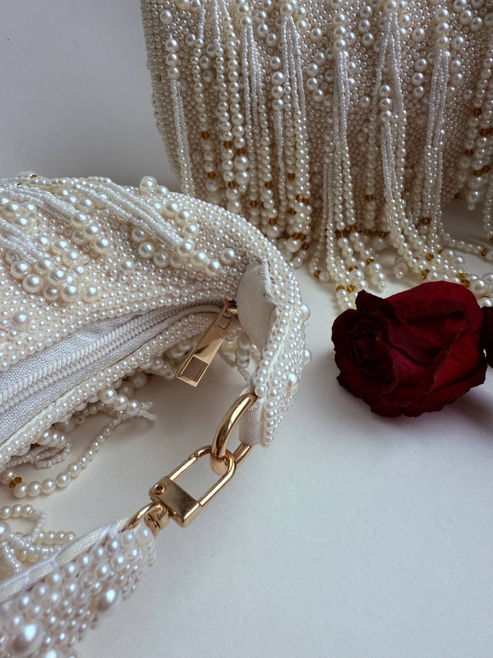 Selene Pearl Clutch Bag