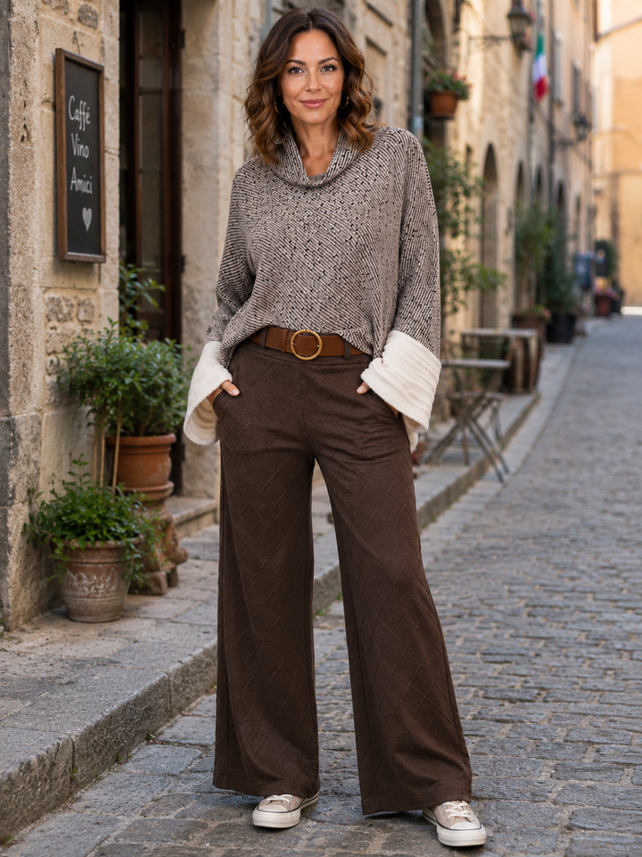 Caramel Oversized Sweater - by Eternelle