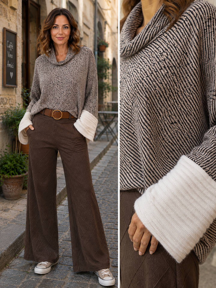Caramel Oversized Sweater - by Eternelle