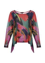 Kozan Multi-Colour Sheer Top
