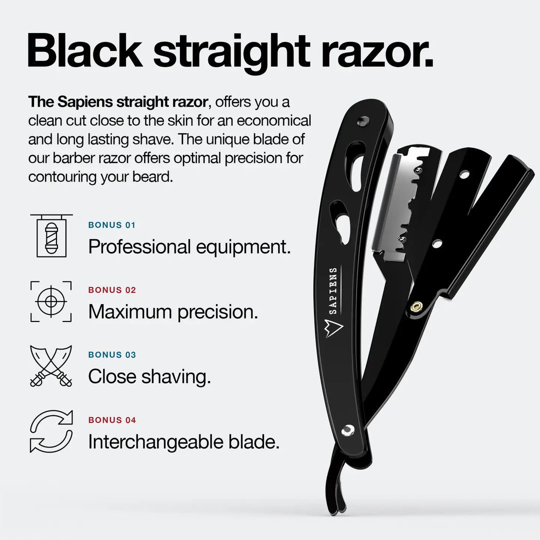 Sapiens Straight Razor Set - 2 Styles