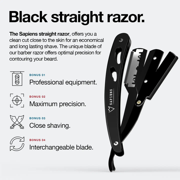 Sapiens Straight Razor Set - 2 Styles