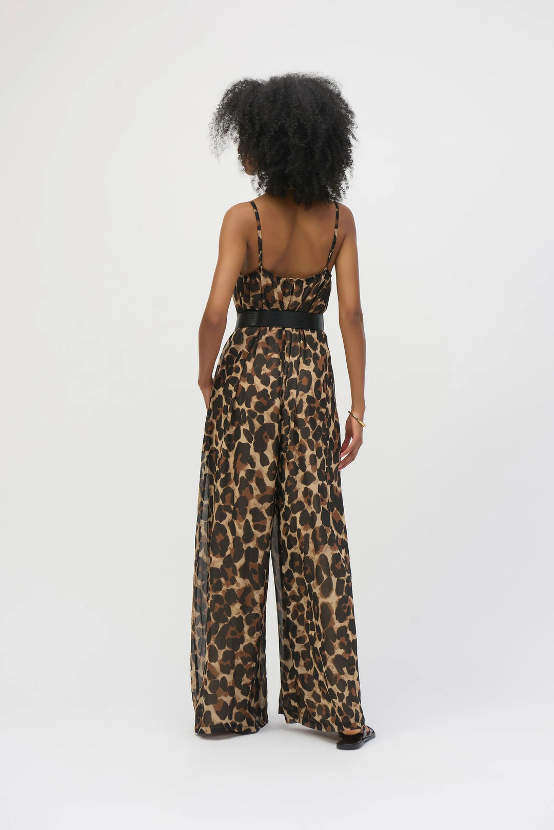 Leopard Wide Leg Romper