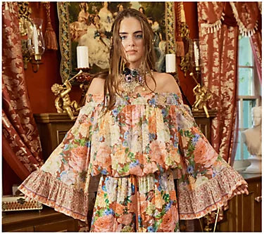 Bohemian Floral Dreams Top
