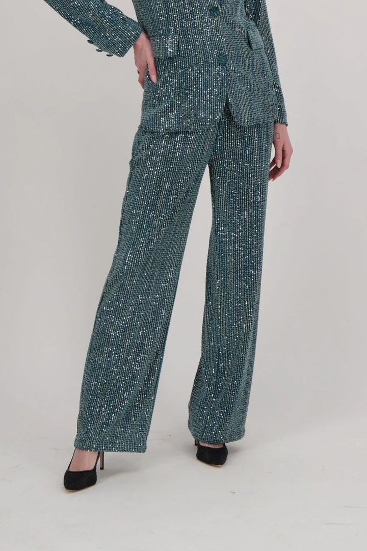 Sequin Suit Pants
