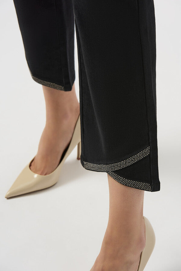 Joseph Ribkoff Black Bling Jeans