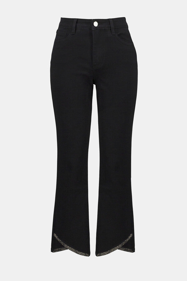 Joseph Ribkoff Black Bling Jeans