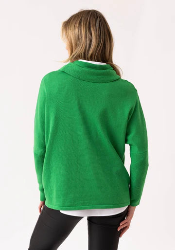 Marble Scotland Green Cotton Sweater