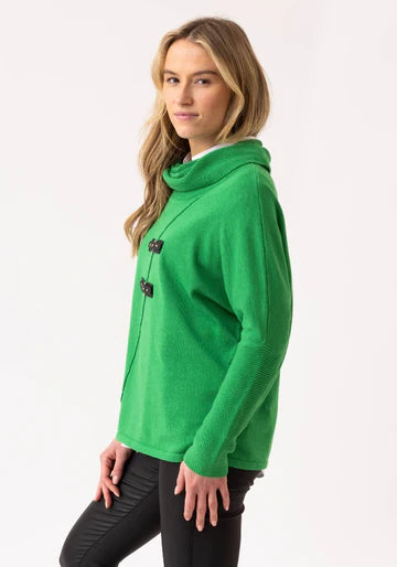 Marble Scotland Green Cotton Sweater