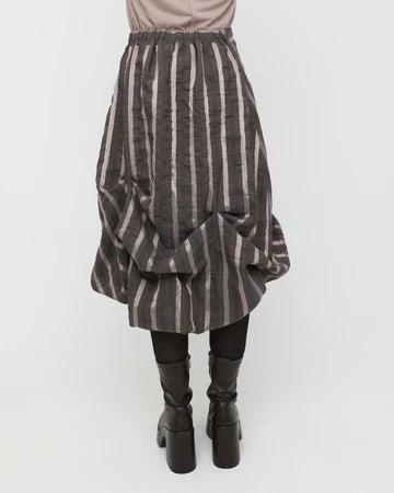 Ozai N Ku Pink Stripe Moondust Skirt