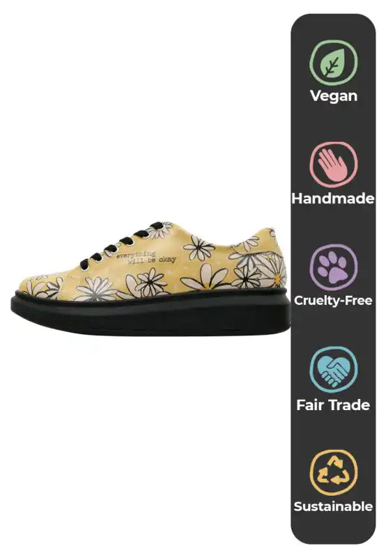 DoGo Sneakers - Everything Will Be OK Design