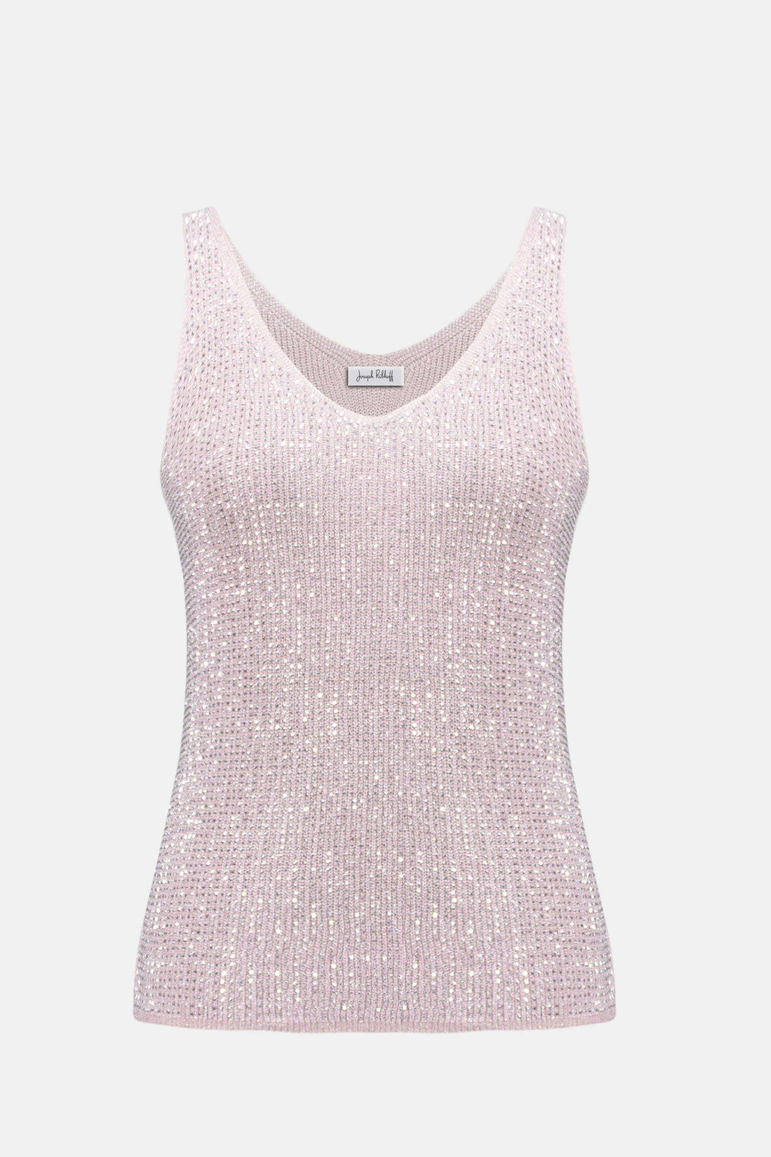 Pink Knit Bling Camisole Tank Top - by Joseph Ribkoff