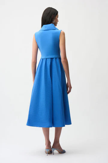 Royal Blue Sleeveless Midi Dress - by Joseph Ribkoff