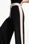 Pantalon large noir et crème - par Joseph Ribkoff