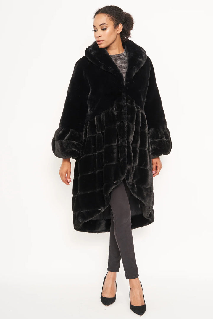 Luxury Charmaine Faux Fur Coat - by Furious Fur