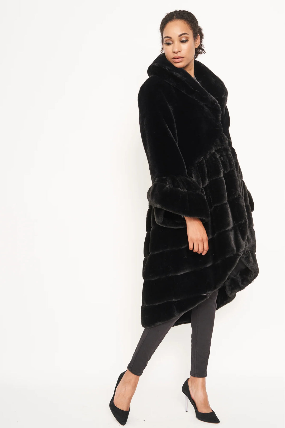 Luxury Charmaine Faux Fur Coat - by Furious Fur