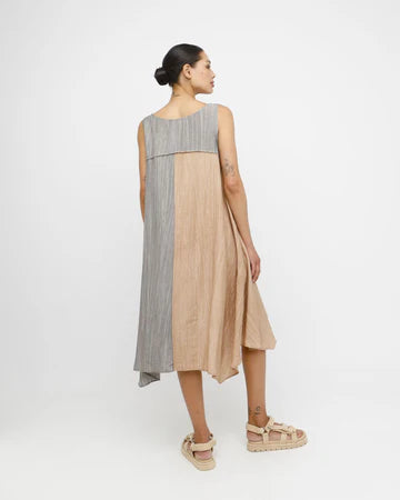 Taupe/Caramel Reversible Dress - by Ozai N Ku