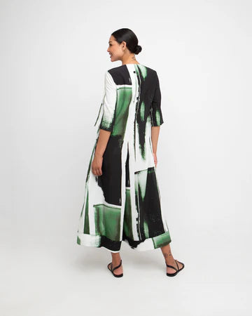Green Wide Leg Jumpsuit - By Ozai N Ku