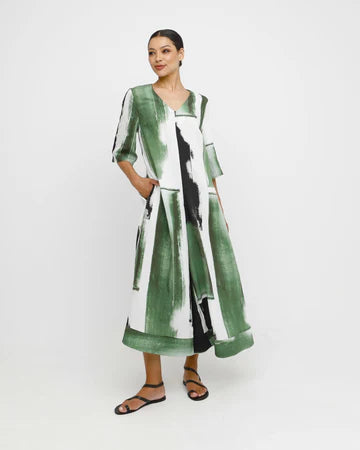 Green Wide Leg Jumpsuit - By Ozai N Ku