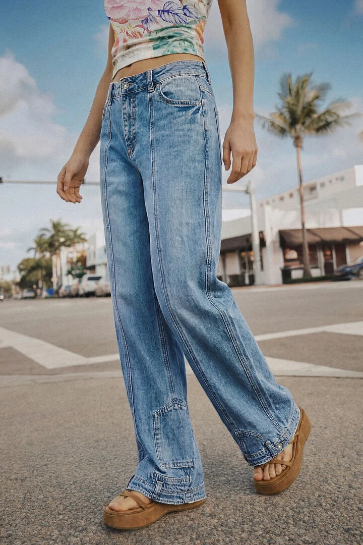 Straight Leg Inverted Jeans - by Desigual