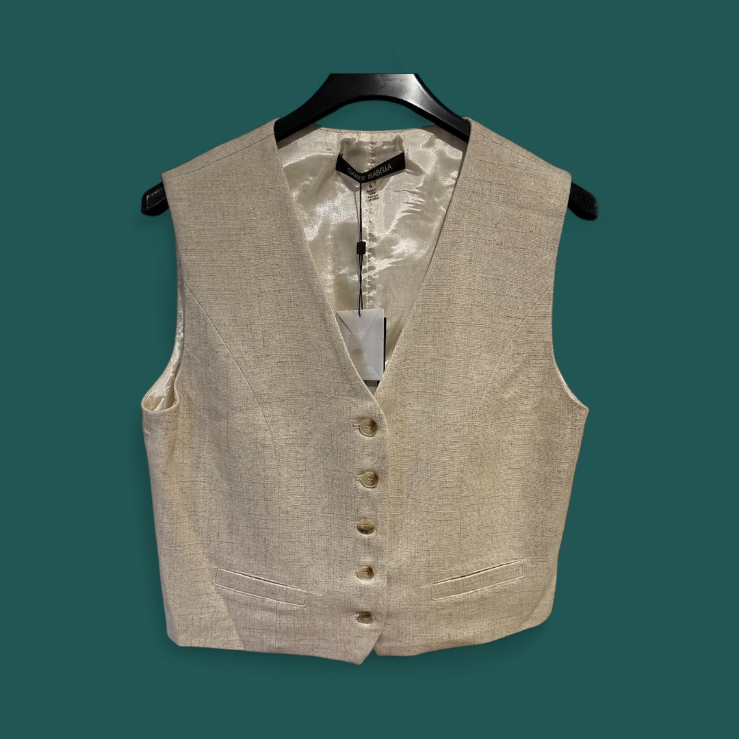Gold Hue Waist Coat/Vest