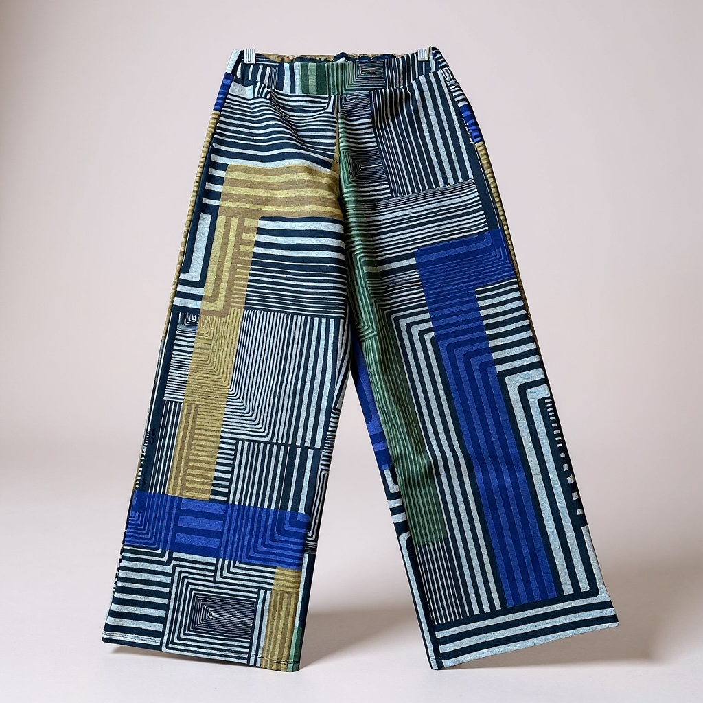 Kozan Geometric Green/Purple Pant