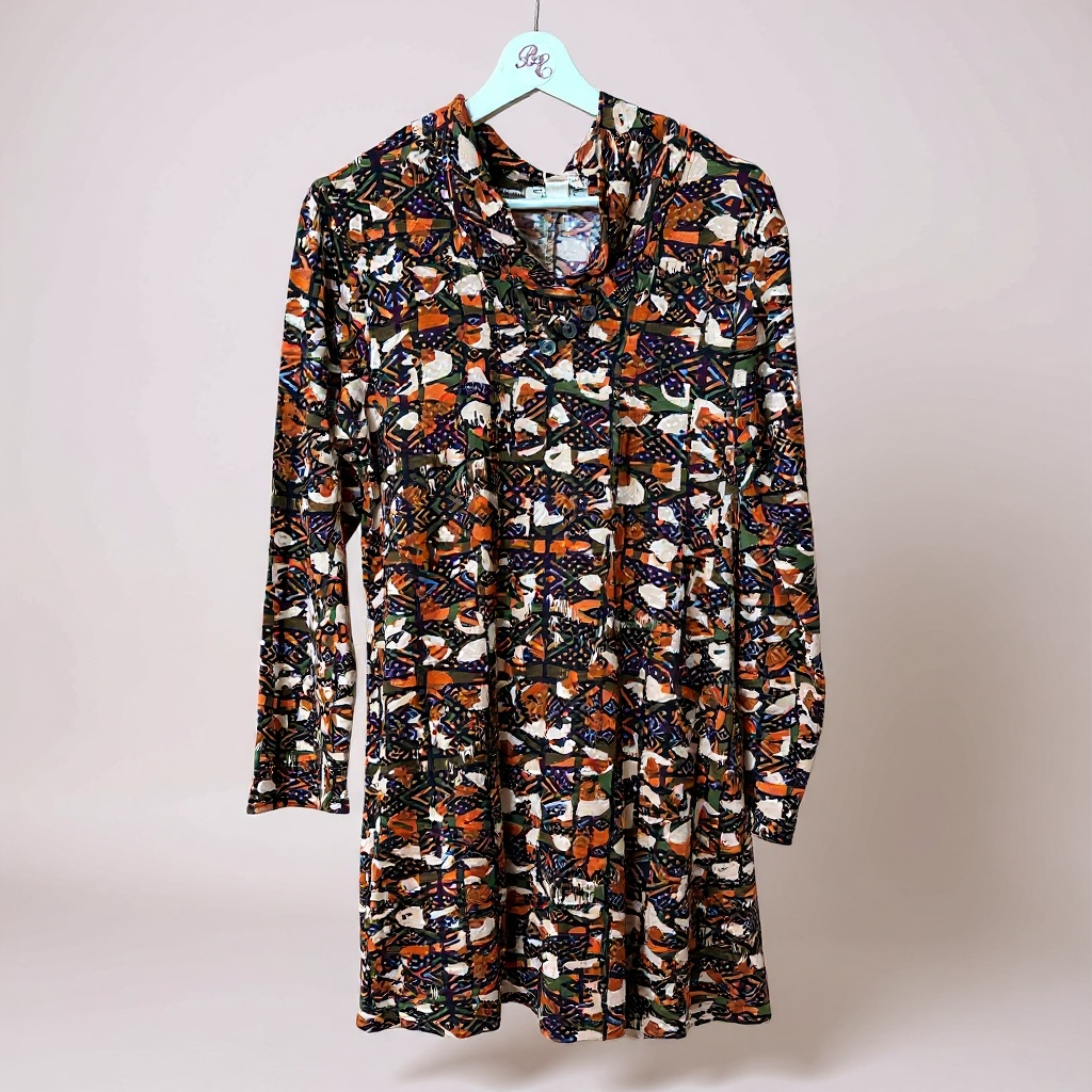 Orientique Tosca Orange Tunic Dress