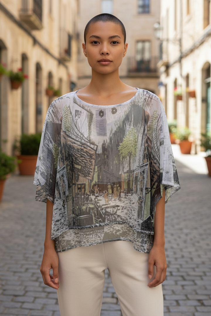Italian Bistro Sheer Top