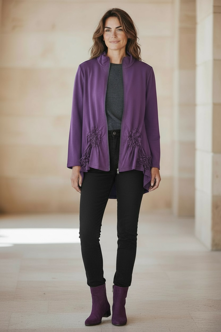 Kozan Grape Cardigan Jacket
