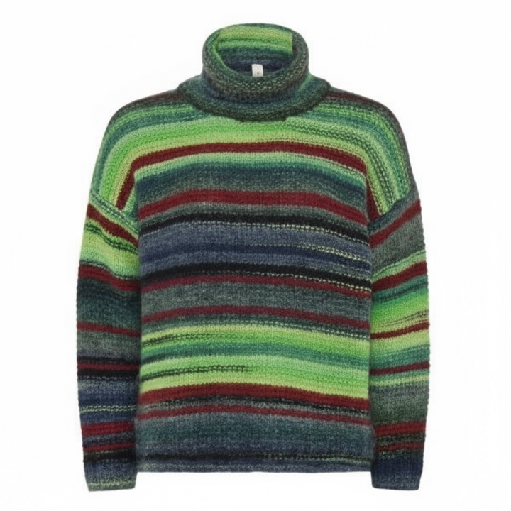 Skovhuus Green Striped Sweater