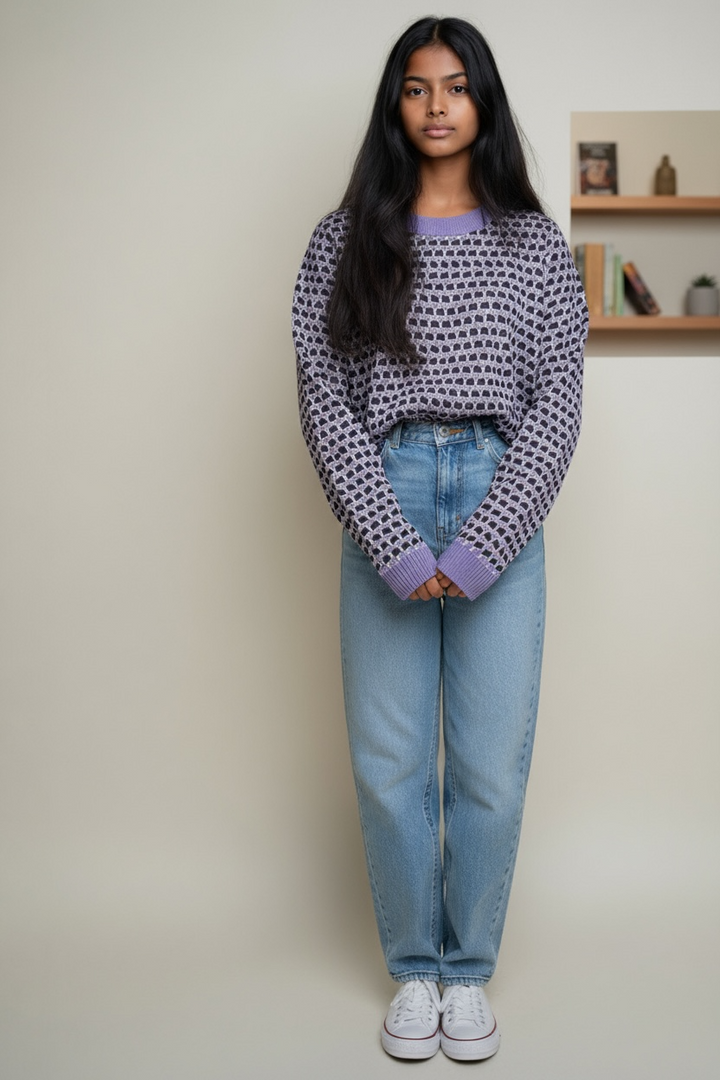 Skovhuus Purple Sweater