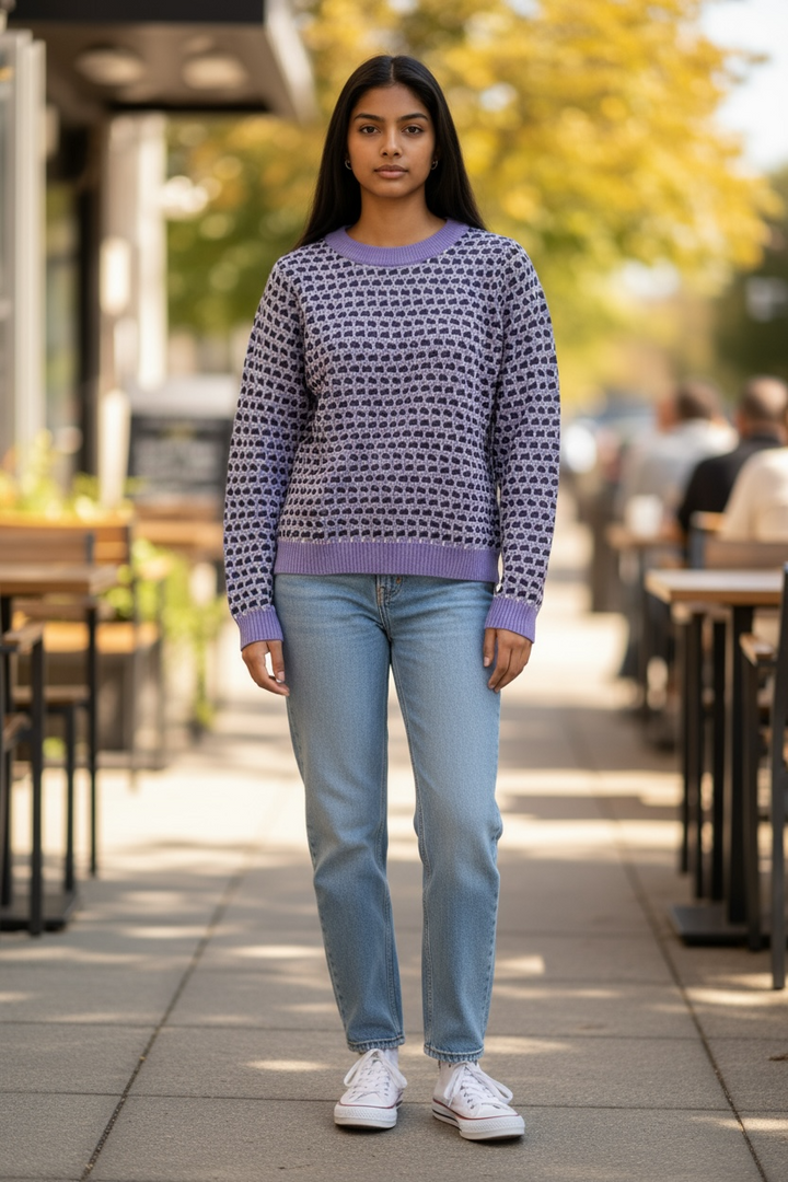 Skovhuus Purple Sweater