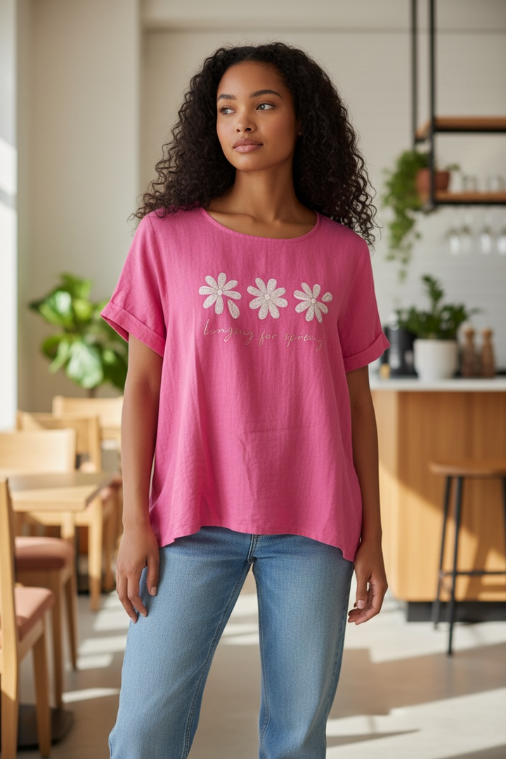 ‘Longing for Spring’ Oversized T-shirt - by Marie la Lune