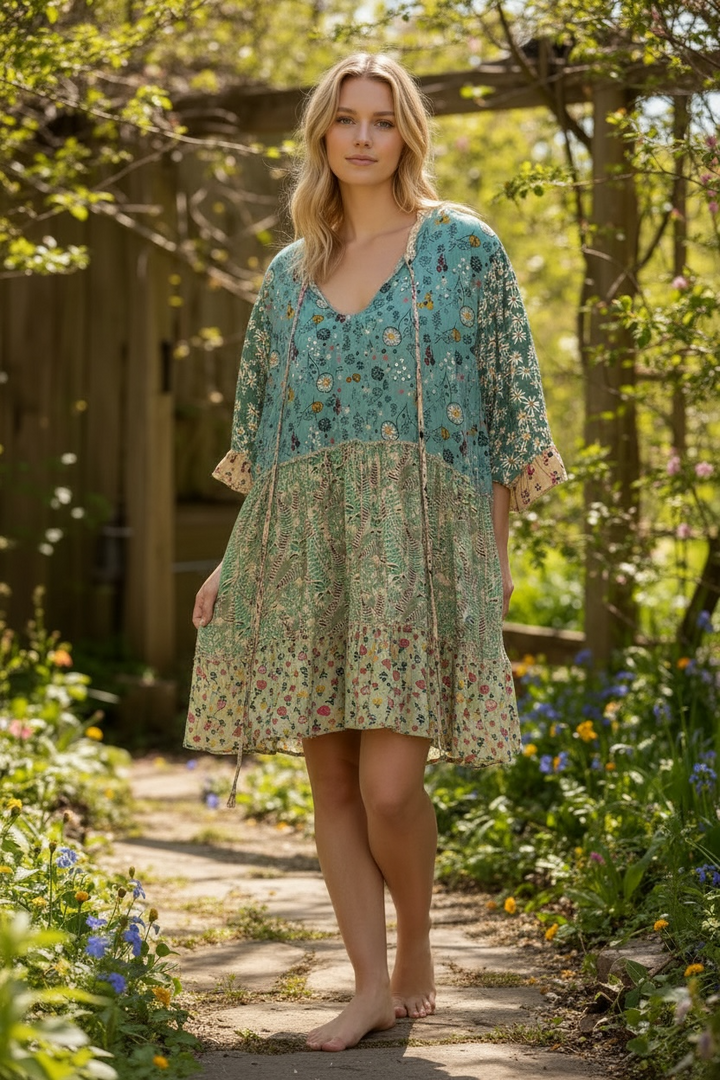 Mini-robe bohème gitane - par Avani del Amour
