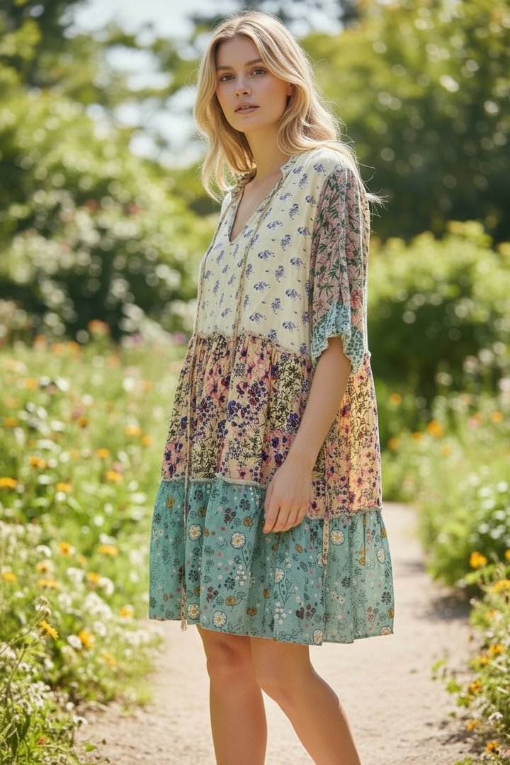 Mini-robe bohème gitane - par Avani del Amour