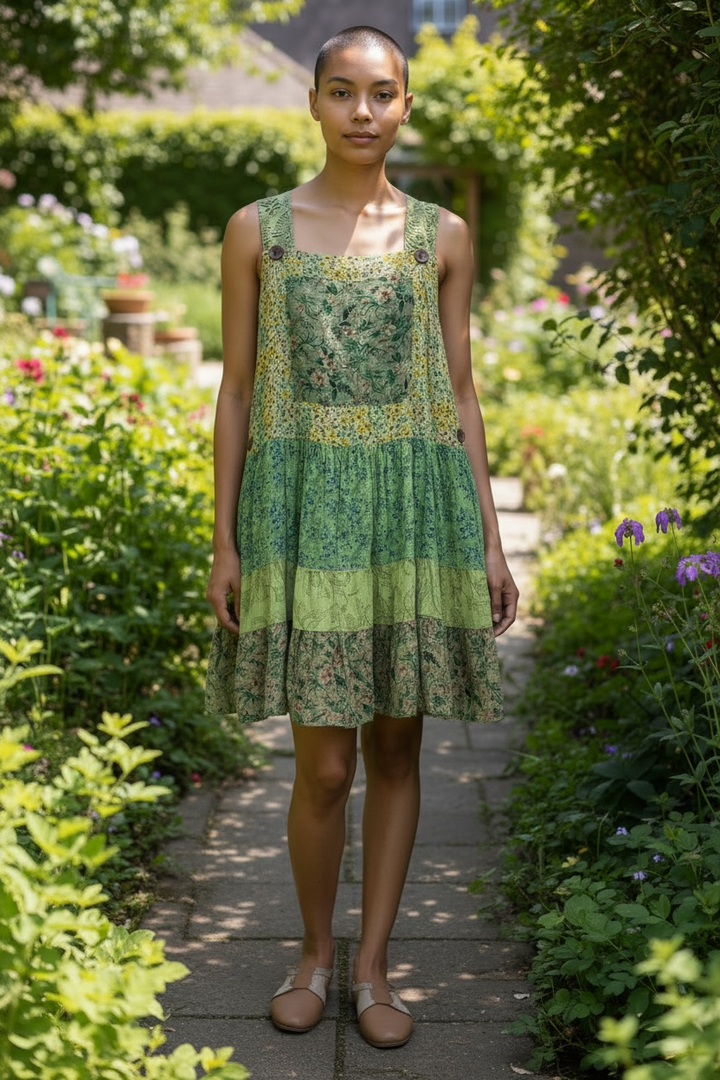 Boho Gypsy Apron Dress - by Avani del Amour