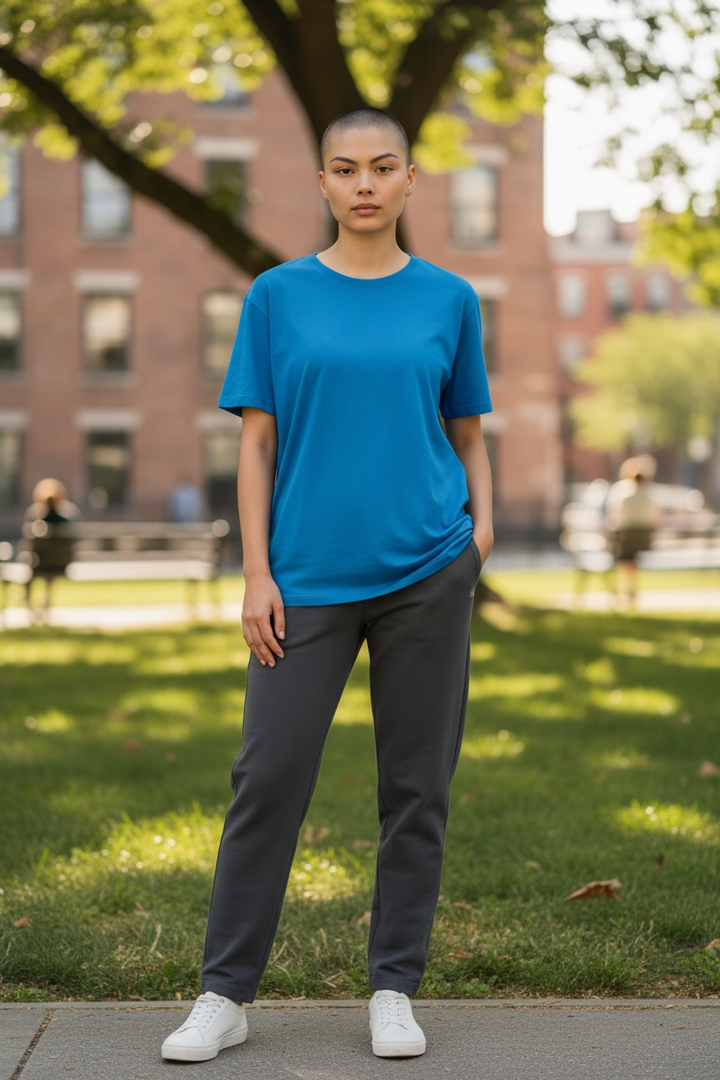 Camiseta de bambú turquesa - de PURE