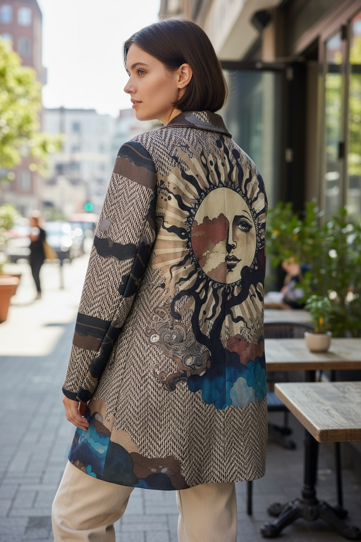 Oversized Artistry Statement Blazer Jacket - by Le Chou Chou
